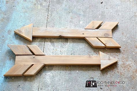 DIY Wood Arrows | Wood arrow, Scrap wood crafts, Wood diy