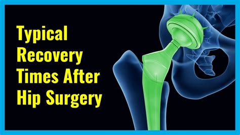 Surgical Hip Replacement Recovery Times in The Elderly - YouTube