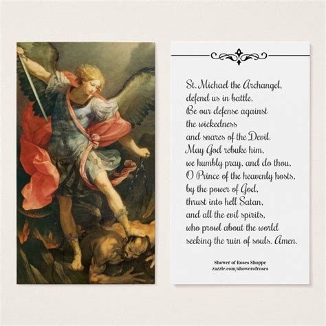 Printable Prayer To St Michael The Archangel - Printable Word Searches