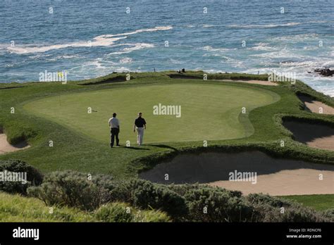 pebble beach golf course, california Stock Photo - Alamy