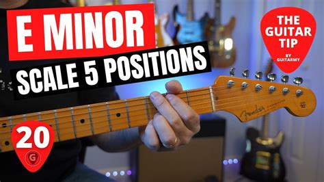 Play the E Minor Scale In All 5 Positions | Guitar Tip 20 - YouTube