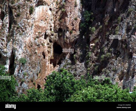 The caves of mount Carmel Israel Stock Photo: 6470921 - Alamy