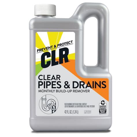 CLR Eco-Friendly Liquid Drain Cleaner, Non-Toxic & Safe for Pipes ...