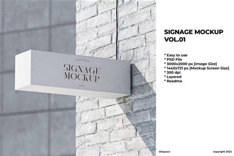 Signage Mockup Vol 01 - Free Download