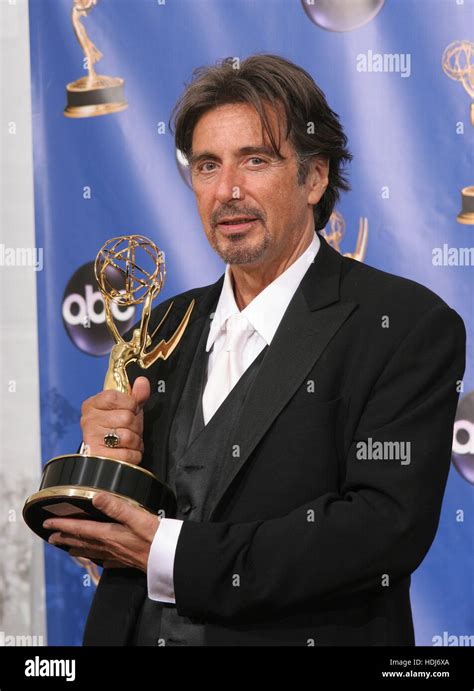 Al Pacino with his Emmy at the 56th Annual Emmy Awards on September 19 ...