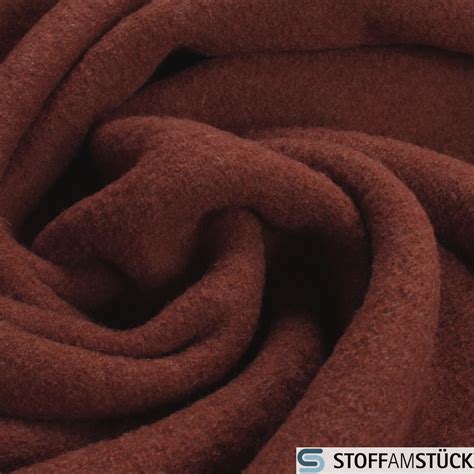 Fabric Pure New Wool Knitted Fabric Cinnamon Fulling Loden - Etsy