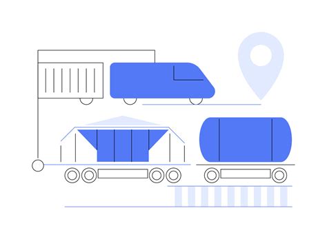 Mixed freight train abstract concept vector illustration. 35794309 ...