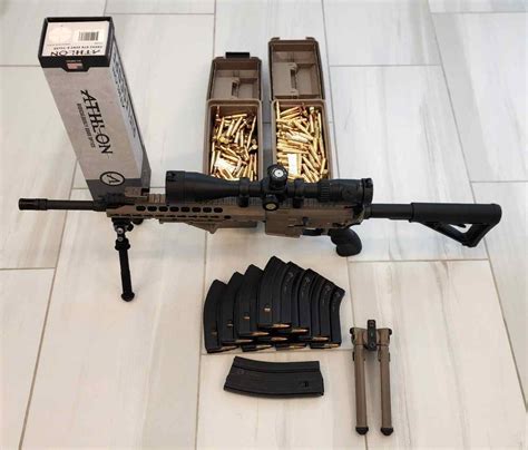 Semi-Auto for Sale : Barrett REC7 6.8 SPC w/ 1,000 rds ammo. Used Guns.