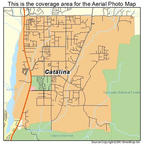 Aerial Photography Map of Catalina, AZ Arizona