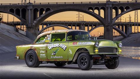 You've Gotta See the 1955 Chevy Gasser Built by a Hot Wheels Designer