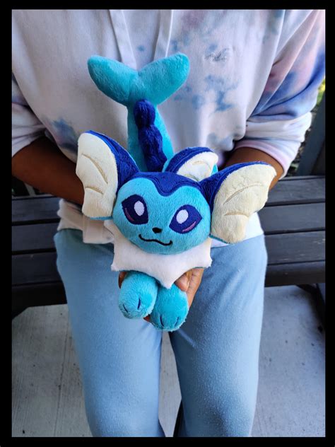 Vaporeon Custom Plush by StudioFluff on DeviantArt