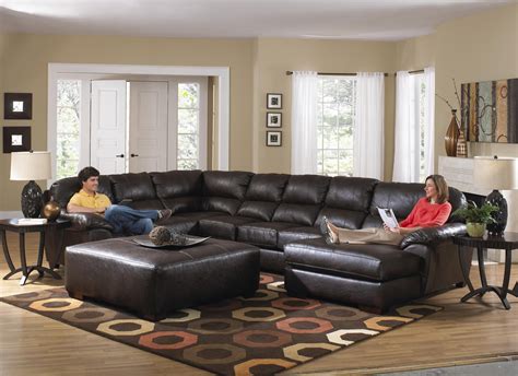 15 Collection of Sectional Couches with Large Ottoman