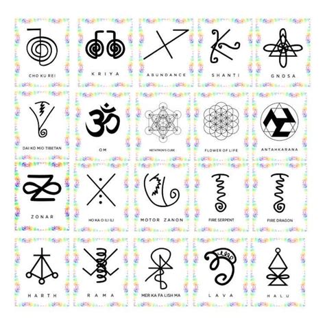 Reiki Reiki Symbols Pack 26 Symbols Karuna Shamballa Business Form ...