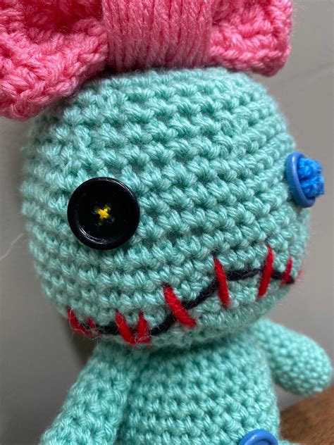 Crocheted Scrump inspired doll/ lilo and stitch / 10 inch | Etsy