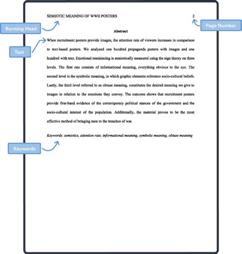 APA abstract format + template - BibGuru Blog