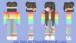 Rainbow Girl! Minecraft Skin