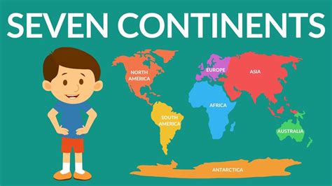 Seven Continents of the world - Seven continents video for kids Acordes ...