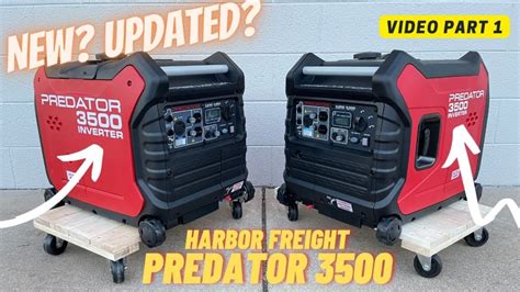 New Updated Predator 3500 Inverter Generator From Harbor Freight? Side ...