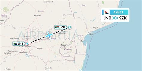 4Z861 Flight Status Airlink: Johannesburg to Skukuza (LNK861)