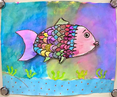 The Rainbow Fish 2.0 (1st) | Art with Mrs. Nguyen