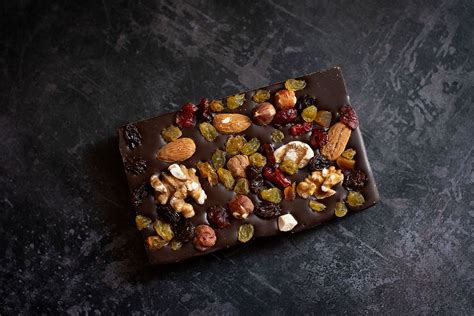 Fruit & Nut Artisan Chocolate Bar (Dark Chocolate) - Sarah Bunton