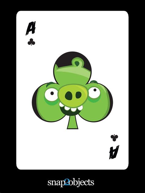 Angry Birds Playing Card Deck and Vector Characters | Playing card deck ...