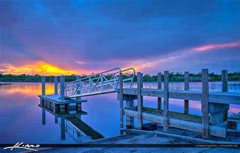 Lake Okeechobee Boat Ramp South Bay Florida Sunset | HDR Photography by ...