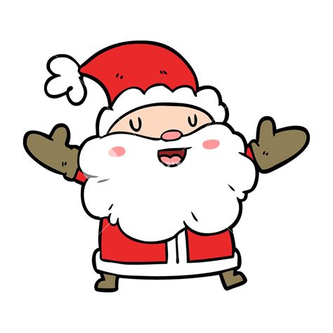 Santa Cartoon Drawing | Free download on ClipArtMag