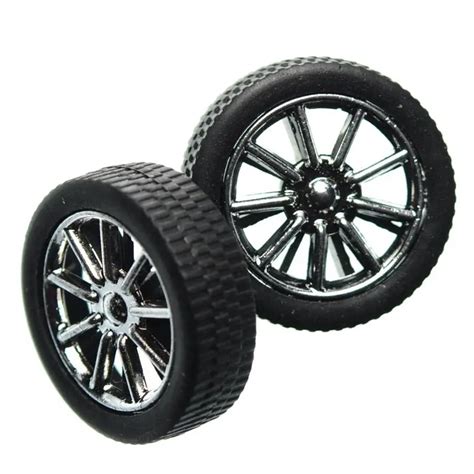 Wheel-Diameter-of-42mm-Aperture-2mm-toy-car-DIY-Toy-wheel-Plastic-wheel ...