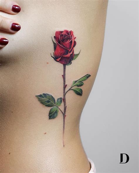 Red Rose Tattoo | Tattoo Ideas and Inspiration | Idee per tatuaggi ...