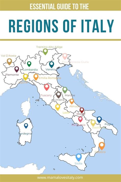 What Are The Regions Of Italy Map - Get Latest Map Update