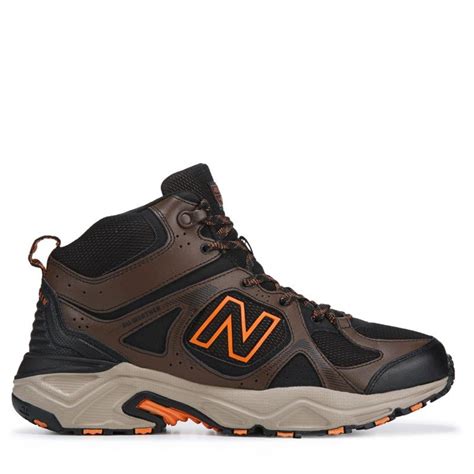 New Balance Men's MT481 X-Wide Trail Running Shoes (Brown) | Hiking ...