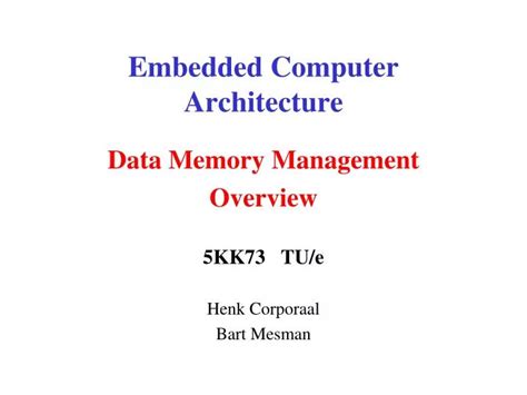 PPT - Embedded Computer Architecture PowerPoint Presentation, free ...