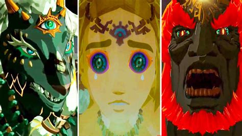 All Characters To Monsters Transformations Scenes - Zelda Tears Of The ...