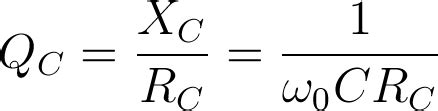 Q factor » Capacitor Guide