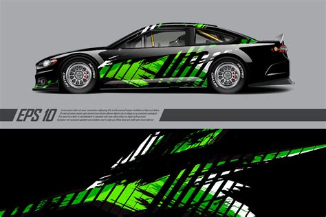 Race Car Decal Graphic Vector Designs Graphic by Blackwrapz · Creative ...