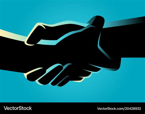 Two hands holding each other strongly Royalty Free Vector