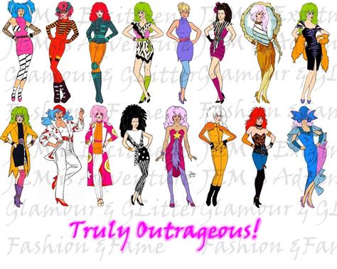 jem cartoon character outfits | 80's cartoon JEM is finally on TV again ...