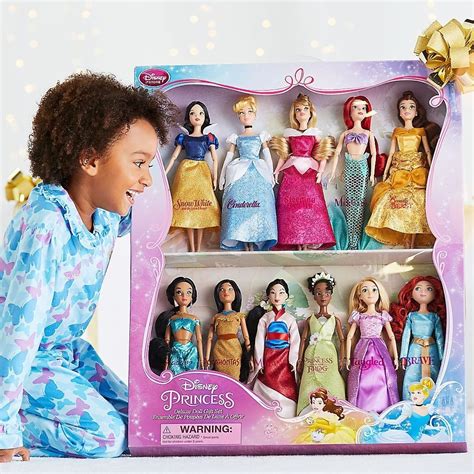 Disney Classic 11 Princess Doll Collection Barbie Gift Set Mulan ...