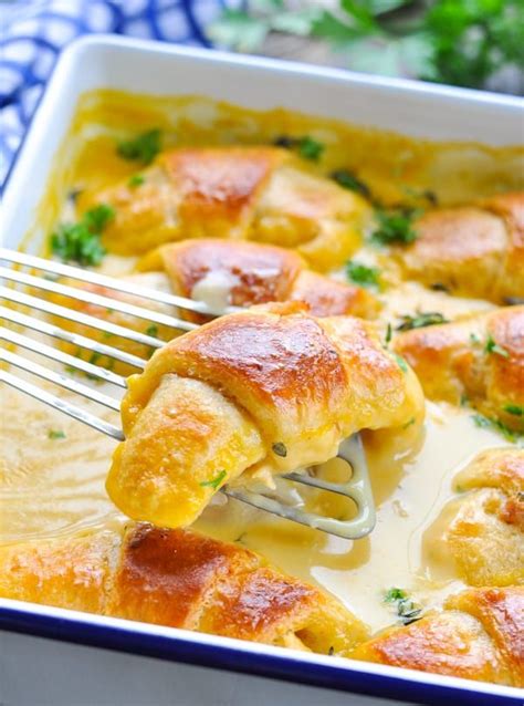 5-Ingredient Crescent Roll Chicken Casserole Recipe