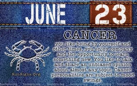 June 23 Zodiac Horoscope Birthday Personality - SunSigns.Org