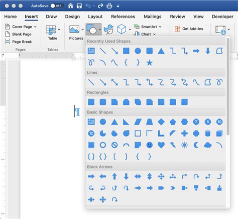 how to permanently add "shape format" in my Word 365 ribbon for Mac ...