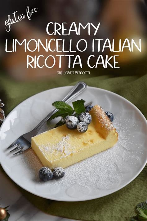 Creamy Limoncello Italian Ricotta Cake - RECIPES