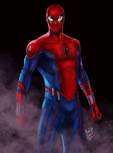 Spiderman mcu suit redesign | Spiderman, Spiderman costume, Spiderman ...