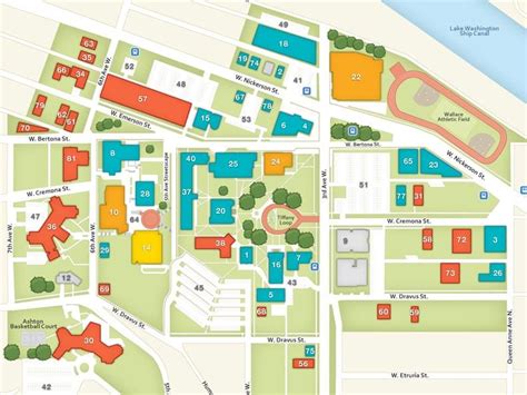 Pacific University Campus Map