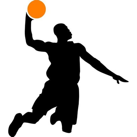 Slam Dunk Basketball Stencil