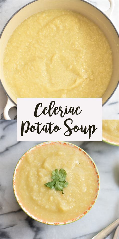 Celeriac and Potato Soup - Thyme & Love