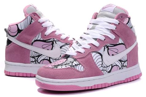 Nike High Tops For Women: INSA Nike Shoes High Women Nike Dunks Pink