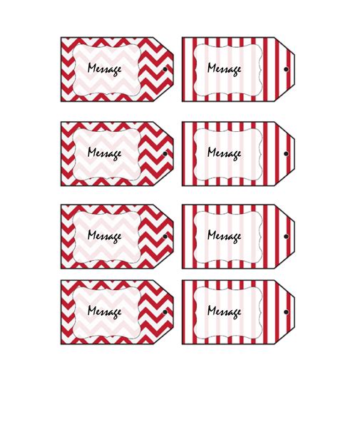 Free Printable Favor Tags Template - Printable Templates