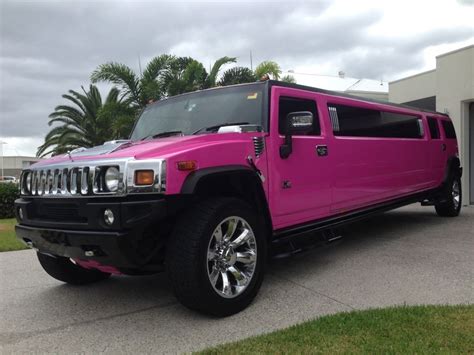 Pink 14 Seater H2 Stretch Hummer Limousine - Impressive Limousines